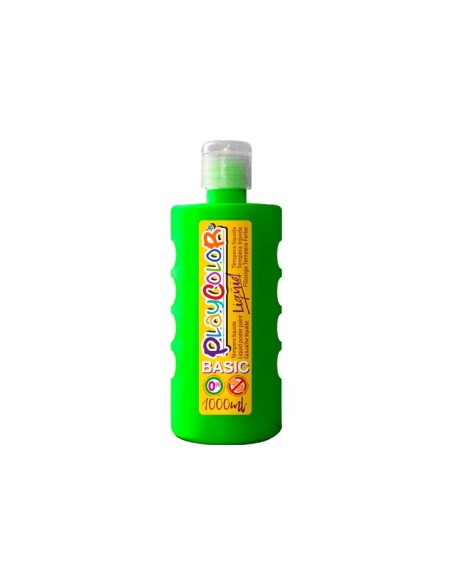 BOTE ERG. TEMPERA LIQ. PLAYCOLOR 1000ML VERDE OSC 19551 - 1 unidad