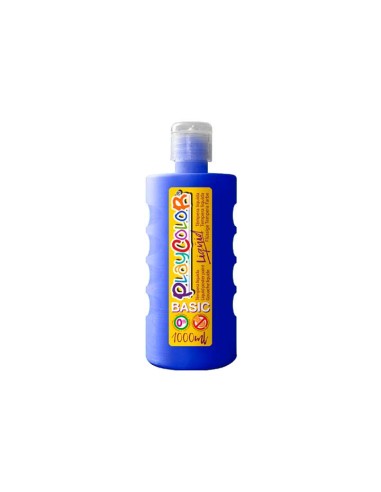 BOTE ERG. TEMPERA LIQ. PLAYCOLOR 1000ML AZUL OSC 19571 - 1 unidad