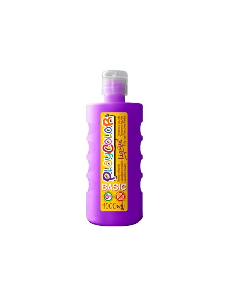 BOTE ERG. TEMPERA LIQ. PLAYCOLOR 1000ML VIOLETA 19581 - 1 unidad