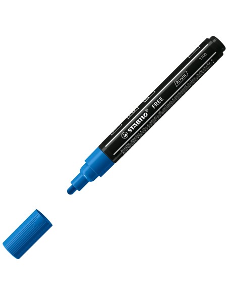 FREE Acrylic marcador 1 pieza(s) Punta redonda Azul