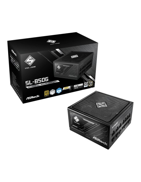 SL-850G Steel Legend unidad de fuente de alimentación 850 W 20+4 pin ATX ATX Negro