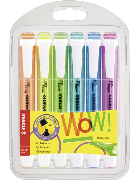 swing cool Pastel marcador 6 pieza(s) Punta de cincel 275/6-3 - Pack de 5