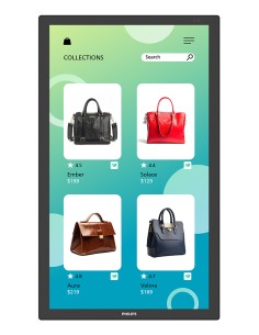 3000 series 32BDL3751T/00 pantalla de señalización Panel plano interactivo 80 cm (31.5") LCD Wifi 350 cd / m² Full HD Negro Pant