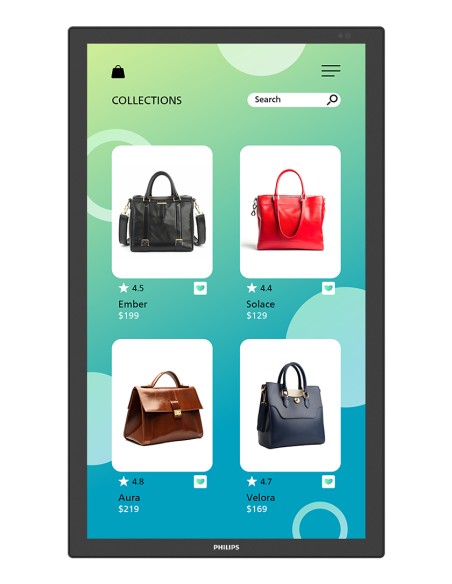 3000 series 32BDL3751T/00 pantalla de señalización Panel plano interactivo 80 cm (31.5") LCD Wifi 350 cd / m² Full HD Negro Pant