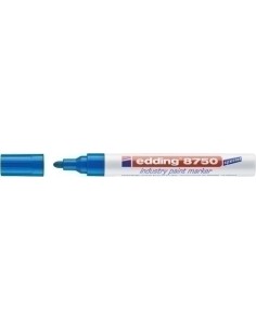 ROTU. EDDING PERMANENTE 8750 AZUL - Pack de 10 unidades
