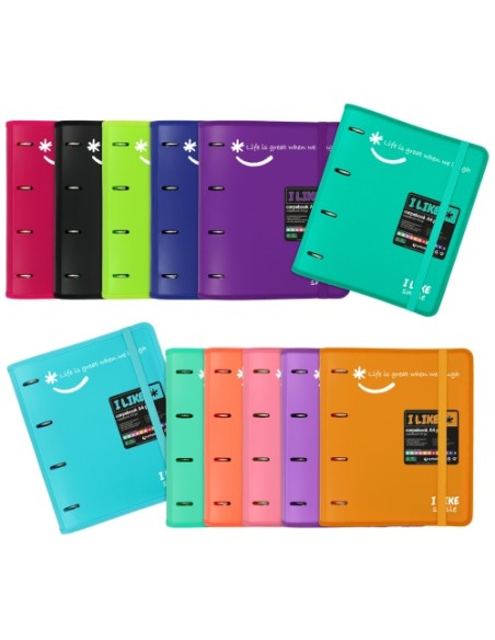 CARPEBLOC GRAF.PP LIKE2 A4 4AN.100h SURT - Pack de 12 unidades