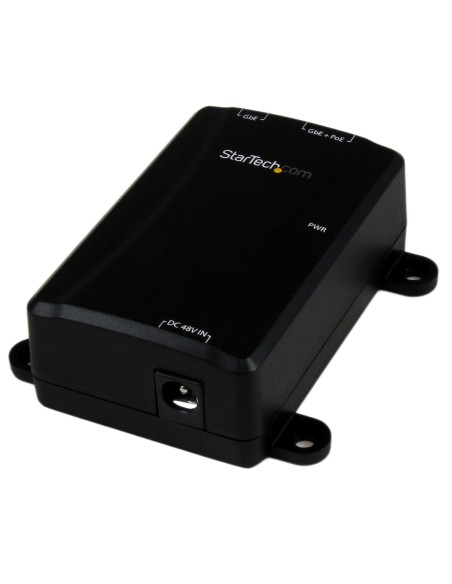 Inyector PoE+ Midspan de 1 Puerto Gigabit - 802.3at y 802.3af