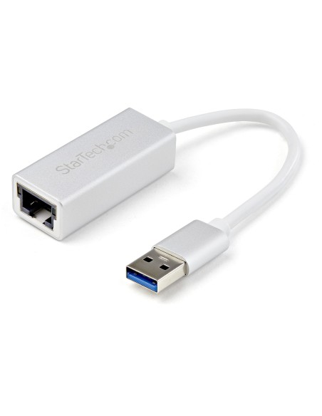 Adaptador de Red Ethernet Gigabit Externo USB 3.0 - Plateado