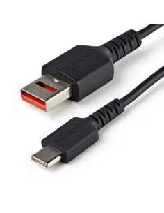 Cable de 1m Adaptador Bloqueador USB de Datos  Adaptador USB a USB-C de Carga Segura  USB Tipo C Solo de Carga para Tablet o T