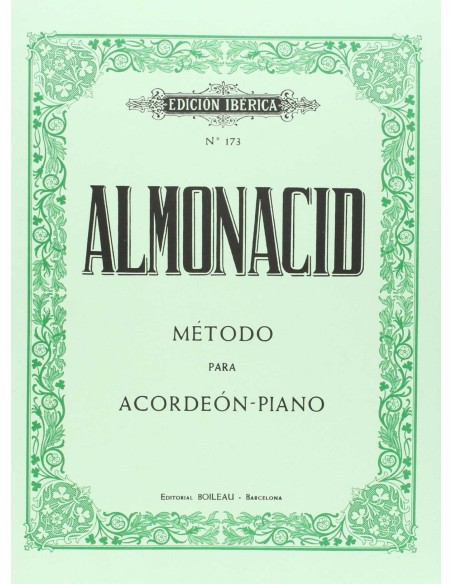 Metodo para acordeon piano