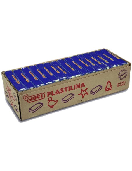 PASTILLAS PLASTILINA 350 G - AZUL OSCURO JOVI - 1 pieza(s) - 7213