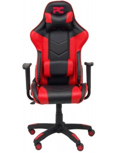 SILLA GAMING ATALAYA SIMIL PIEL NEGRO Y ROJO PIQUERAS Y CRESPO 7217DBSPRJ