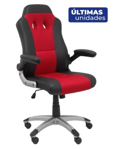 Silla gaming Talave similpiel negro y rojo.