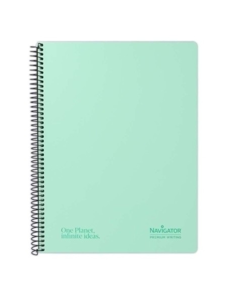 CUAD NAVIGATOR A4 80H 80GR 4X4 PASTEL VERDE 88470092 - 1 unidad