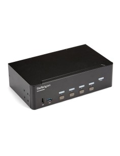 Switch Conmutador KVM de 4 Puertos HDMI - 4K de 30Hz - de Pantalla Doble