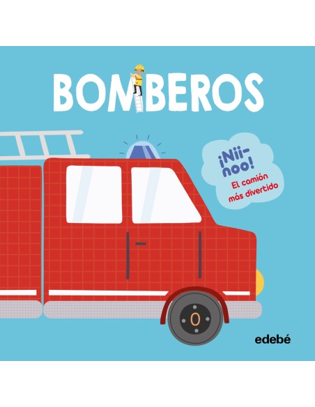 BOMBEROS LIBRO MAS CAMION DE BOMBEROS DE MADERA