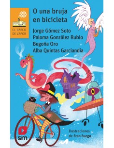 O una bruja en bicicleta