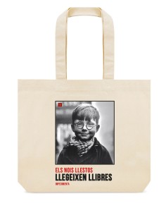 BOSSA DE TELA ELS NOIS LLESTOS LLEGEIXEN LLIBRES 