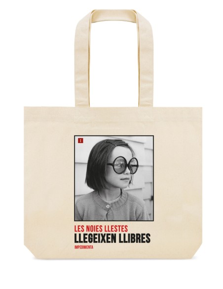 BOSSA DE TELA LES NOIES LLESTES LLEGEIXEN LLIBRES 