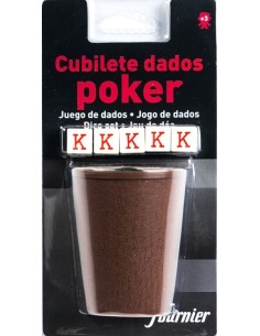 Blister cubilete dados poker