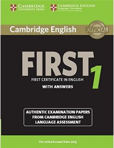 Cambridge first certificate Student key 2015