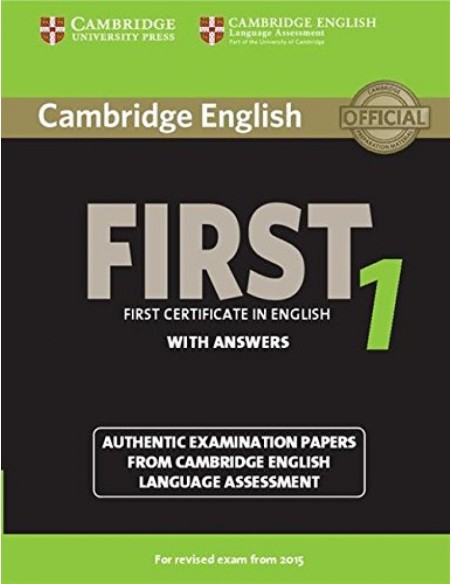 Cambridge first certificate Student key 2015