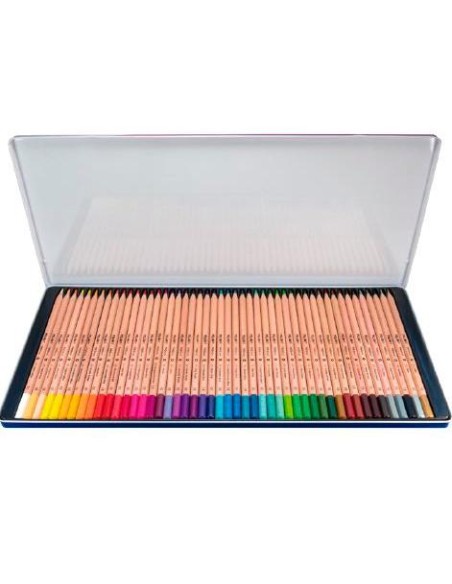 MILAN LÁPICES DE COLORES MINA GRUESA COLORES SURTIDOS CAJA METÁLICA -48U-