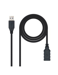 CABLE USB 3.0, TIPO A/M-A/H, NEGRO, 2.0 M