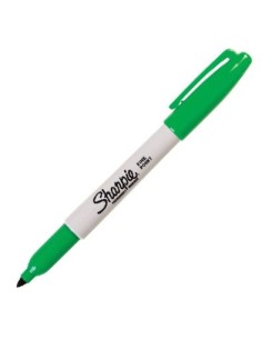 C 12 ROTULADOR SHARPIE PUNTA FINA VERDE PERMANENTE