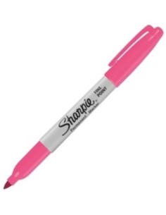 C 12 ROTULADOR SHARPIE PUNTA FINA FUCSIA PERMANENTE