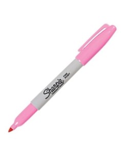 C 12 ROTULADOR SHARPIE PUNTA FINA ROSA PERMANENTE