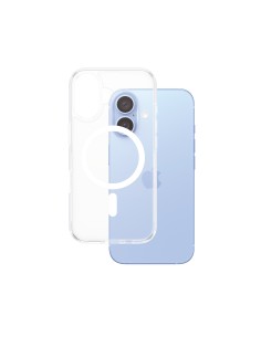 PG HardCase White MagS iPhone 16 6.1Inch funda para teléfono móvil Transparente