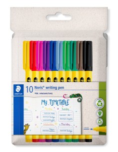 Noris 307 rotulador de punta fina Multicolor 10 pieza(s)