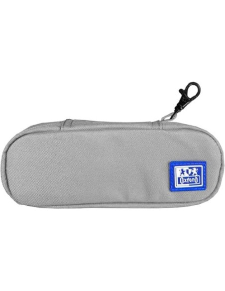 Estuche simple b hook 20x4x4cm color gris