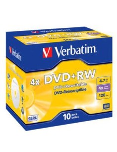 DVD+RW Matt Silver 4x 4,7 GB 1 pieza(s) 43246