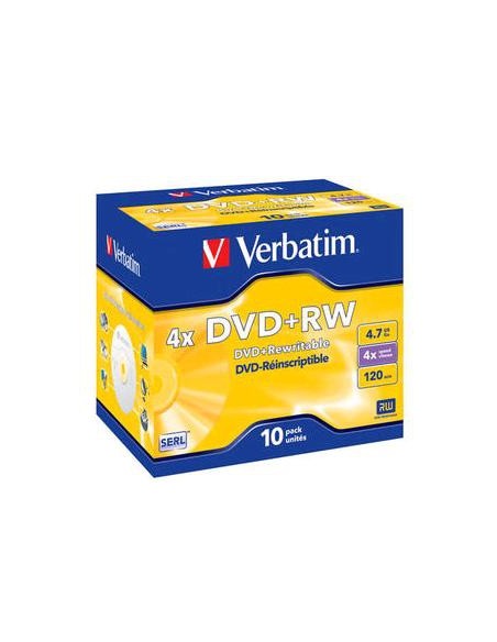 DVD+RW Matt Silver 4x 4,7 GB 1 pieza(s) 43246