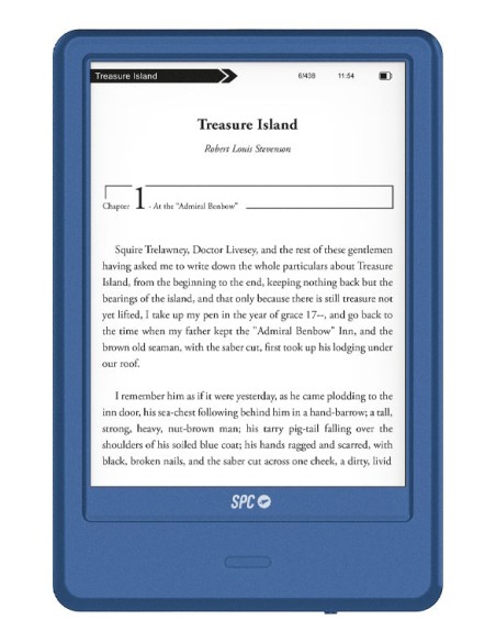 Dickens Light 2 Pro lectore de e-book Pantalla táctil 8 GB Azul