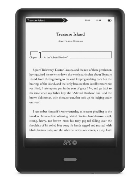 Dickens Light 2 Pro lectore de e-book Pantalla táctil 8 GB Negro