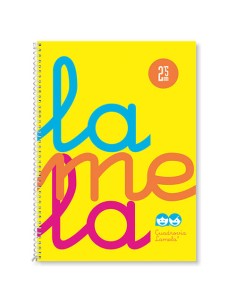 CUADERNO CUARTO FLÚOR POLIPROPILENO RAYADO 2,5 MM.COLORES SURTIDOS LAMELA 7CTP002S