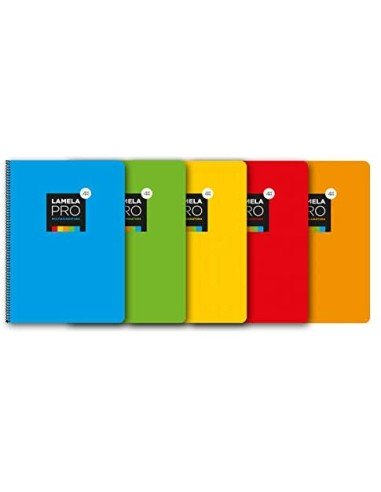 CUADERNO FOLIO EXTRA DURA 100 HOJAS. 3 MM., SURTIDOS LAMELA 7FTE103S - 1 unidad