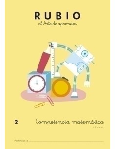 CUADERNO RUBIO A4 COMP.MATEMATICAS 2 - Pack de 5 unidades