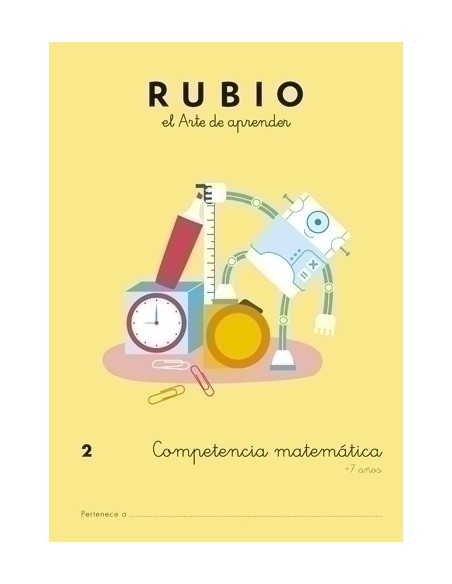 CUADERNO RUBIO A4 COMP.MATEMATICAS 2 - Pack de 5 unidades