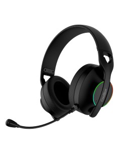 WB01 RGB Auriculares Inalámbrico y alámbrico Diadema Juego USB Tipo C Bluetooth Negro