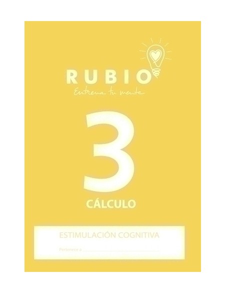 CUADERNO RUBIO A4 ESTIM.COGN.CALCULO 3 - Pack de 5 unidades