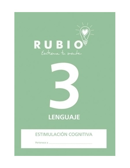 CUADERNO RUBIO A4 ESTIM.COGN.LENGUAJE 3 - Pack de 5 unidades