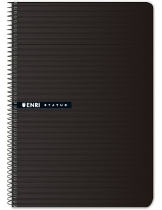 100435747 cuaderno y block 100 hojas Negro 100435747 - Pack de 5 unidades