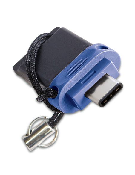 Dual - Unidad USB 3.0 de 64 GB - USB-C / USB-A - Azul