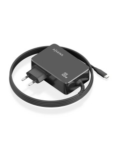 Cargador GaN 100W PD3.0 1xUSB-C 1.8m, Negro