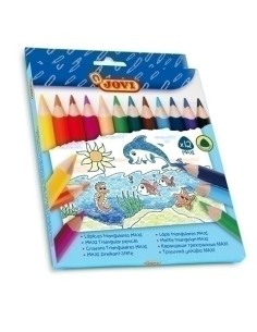 LAPICES COLOR JOVI MAXI TRIANGUL. est.12