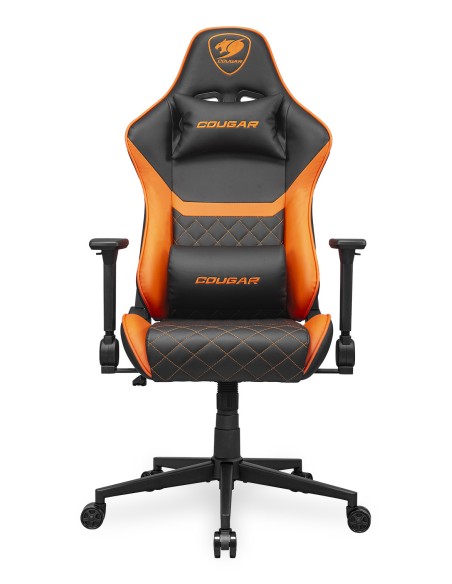 Armor One V2 Asiento acolchado tapizado Negro, Naranja